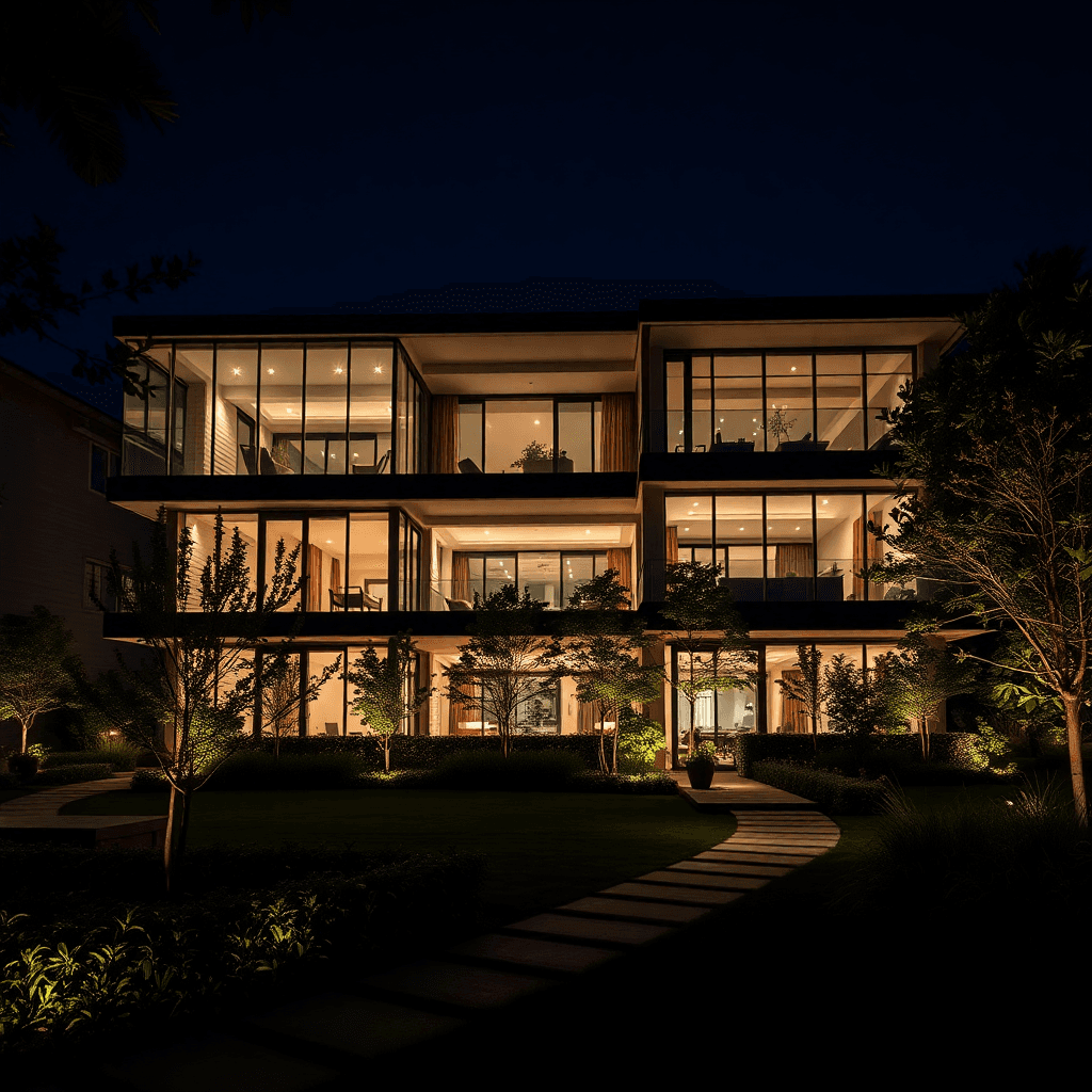 modern luxury residential building